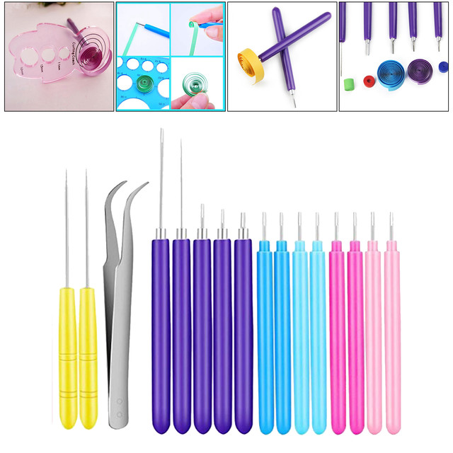 Needles Slotted Pen Tools Kit Quilling